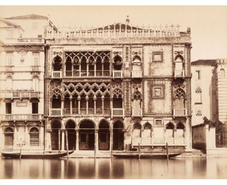 * Italy. A group of 7 assorted photograph albums, late 19th century, containing mostly albumen print views of Italy, various 