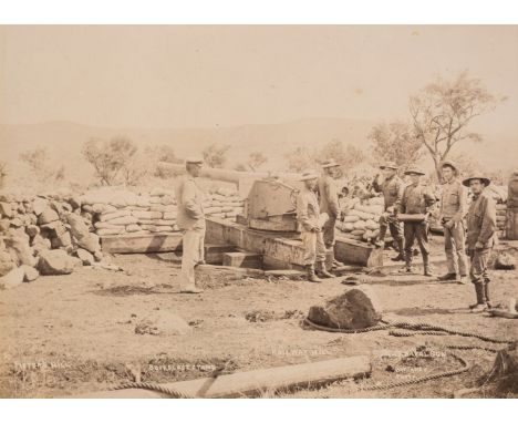 * South Africa. An album containing 24 mounted gelatin silver prints of the Second Boer War, circa 1900, mostly captioned in 