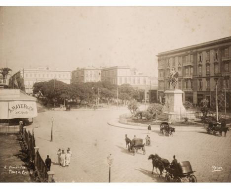 * Middle East &amp; South Africa. An album of 113 mounted photographs, circa 1890/1900s, including a 2-part panorama and six 