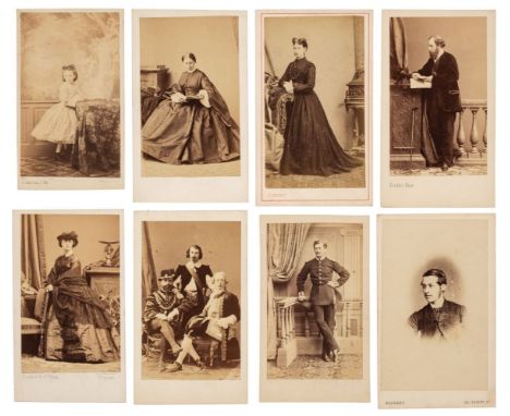 * Cartes de Visite. A group of approximately 700 mostly albumen print cartes de visite portraits, including approximately 300