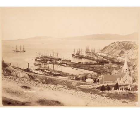 * New Zealand. An album containing 38 mounted albumen print views of New Zealand by Frank Arnold Coxhead (1851-1908), circa 1