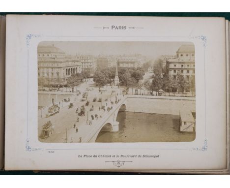 * Europe. A group of 25 photograph albums, late 19th and early 20th century, albumen prints and other processes, including to