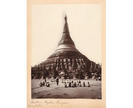 * Burma. An album of photographs of Burmese people and scenes, circa 1880s, a total of 23 albumen prints including views, por