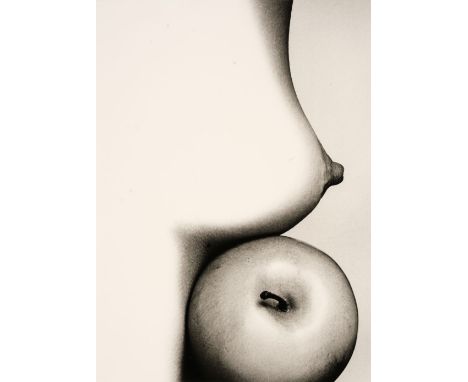 * Haskins (Sam, 1926-2009). Nude with Apple, 1972, printed 1999, gelatin silver print, 39 x 29 cm, signed and dated in pencil