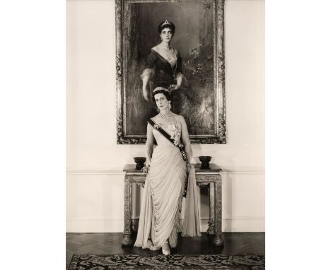 ARR * Beaton (Cecil, 1904-1980). Princess Marina, Duchess of Kent at Kensington Palace, 1956, gelatin silver print, showing t