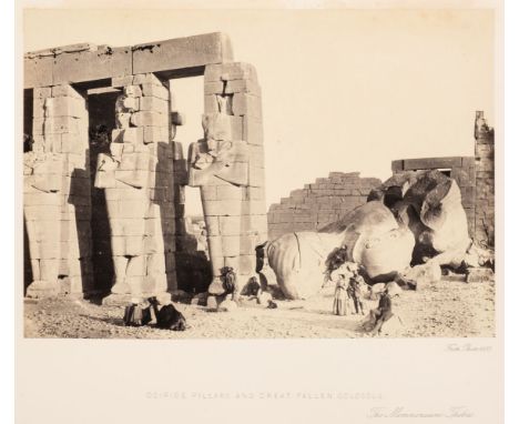 Frith (Francis, 1822-1898). Egypt &amp; Palestine Photographed and Described, volume 1 (of 2), 1st edition, James S. Virtue, 