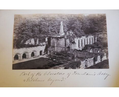 * Great Britain. A group of 18 photograph albums, mostly late 19th century, containing albumen print topographical views and 