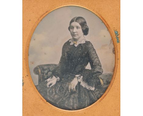 * Daguerreotypes. A group of 10 daguerreotypes of men and women, circa 1850s/1860s, including 5 one-sixth plate daguerreotype
