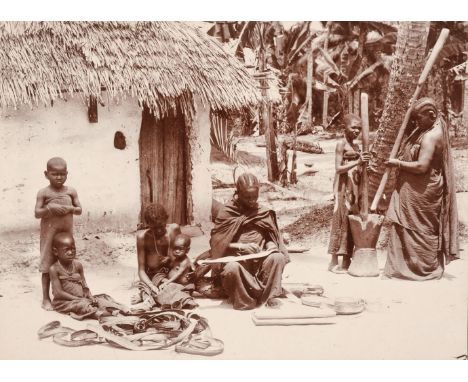 * Zanzibar &amp; Mozambique. An album of approximately 120 photographs of Zanzibar and Mozambique, early 20th century, gelati