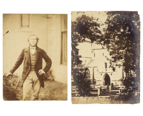 * Early Photography. A group of 19 photographs, circa 1855-60, including early views and portraits (8 salt prints and 3 album