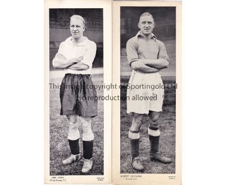 CIGARETTE CARDS     125 Footballers cards (Black &amp; White) Topical Times from 1934. Not a full set with duplication. Gener