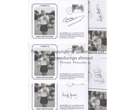 TOTTENHAM     Eight signed Commemorative covers, entitled 'A Tribute To Danny Blanchflower', individually signed by his forme