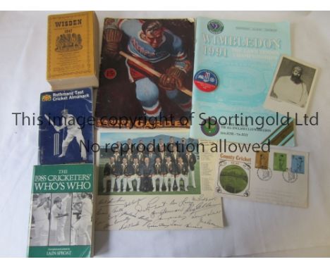 CRICKET / SPORTING MISCELLANY      Cricket: Wisden 1947 softback, The 1985 Cricketers' Who's Who by Iain Sproat, England v Au