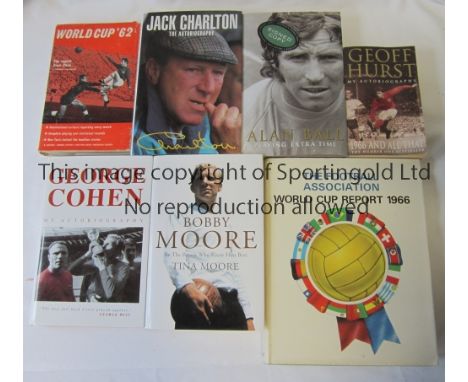 1966 WORLD CUP        A small collection of books including The official 1966 World Cup Report with dust jacket issued by The