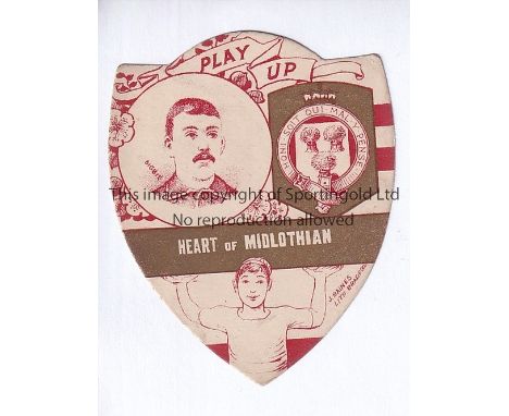 BAINES - HEARTS    Baines card, Heart of Midlothian Play Up, Includes portrait of Biggie. Issued from North Parade and Carlis
