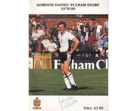 FULHAM     Twelve Fulham publications to include " Let's Talk About Fulham" 1946, Sport &amp; Games Mag with Ronnie Rooke on 