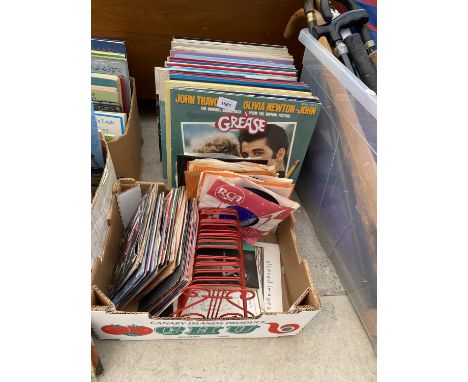 AN ASSORTMENT OF VINTAGE LP RECORDS 