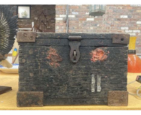 A VINTAGE DISTRICT BANK MONEY BOX FOR BRITISH RAIL 