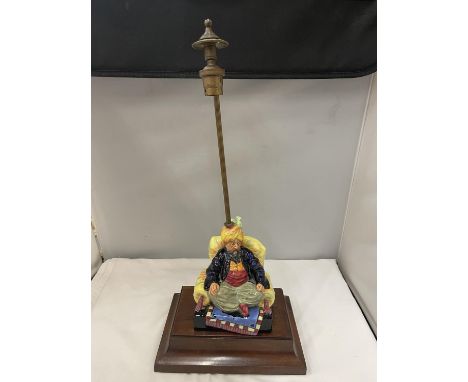 A ROYAL DOULTON ABDULLAH HN 2104 FIGURE CONVERTED TO A LAMP (NOT WIRED) 