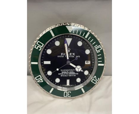 A DEALERS WALL CLOCK 