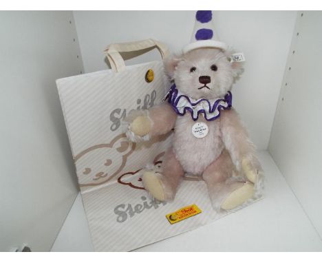 Steiff - a Bear, Teddy Clown, 1926 replica, button in ear with white tag label # 407260, 36 cm (h) with Steiff bag