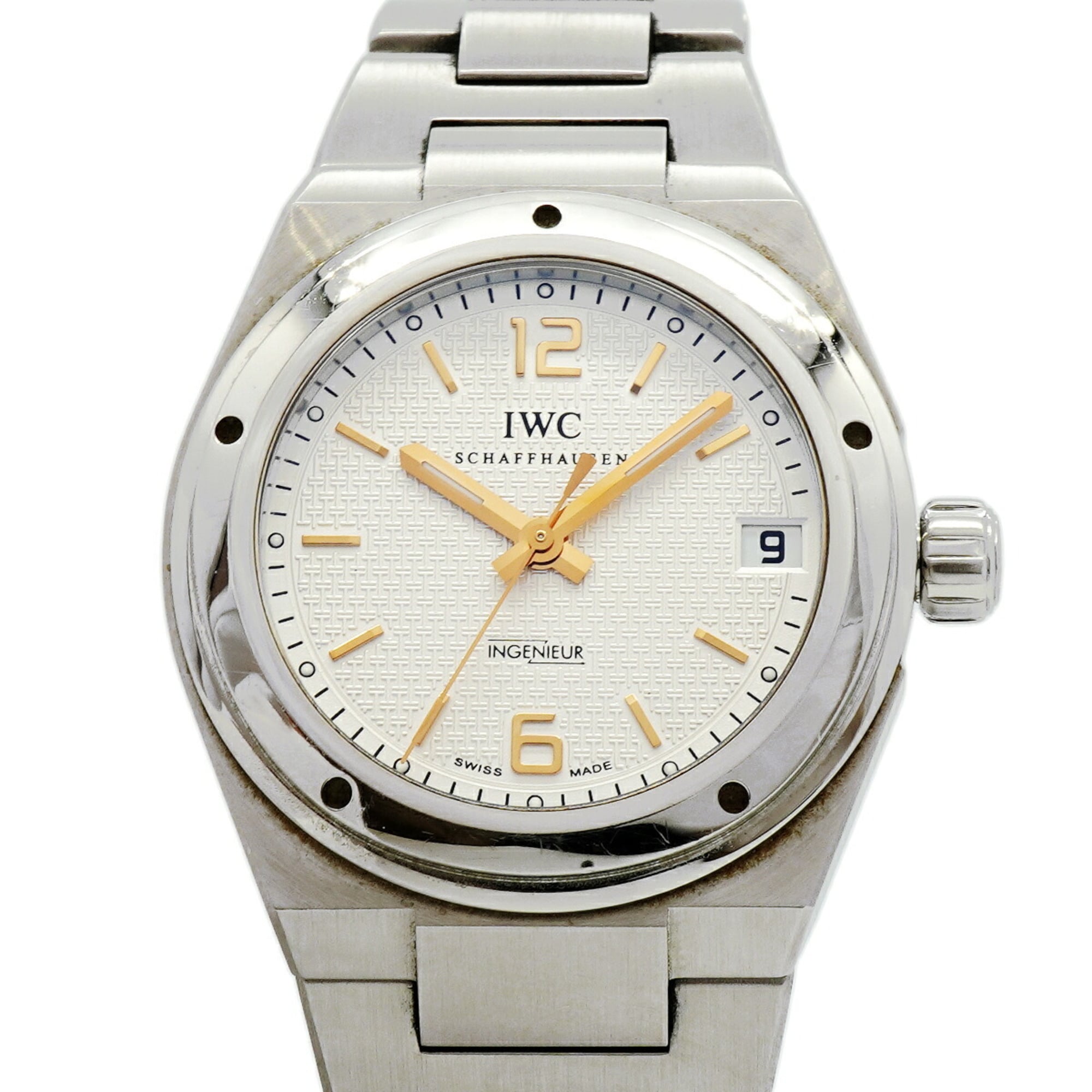 IWC Schaffhausen Ingenieur Midsize IW451503 Silver Dial Watch (Boys\' Size)