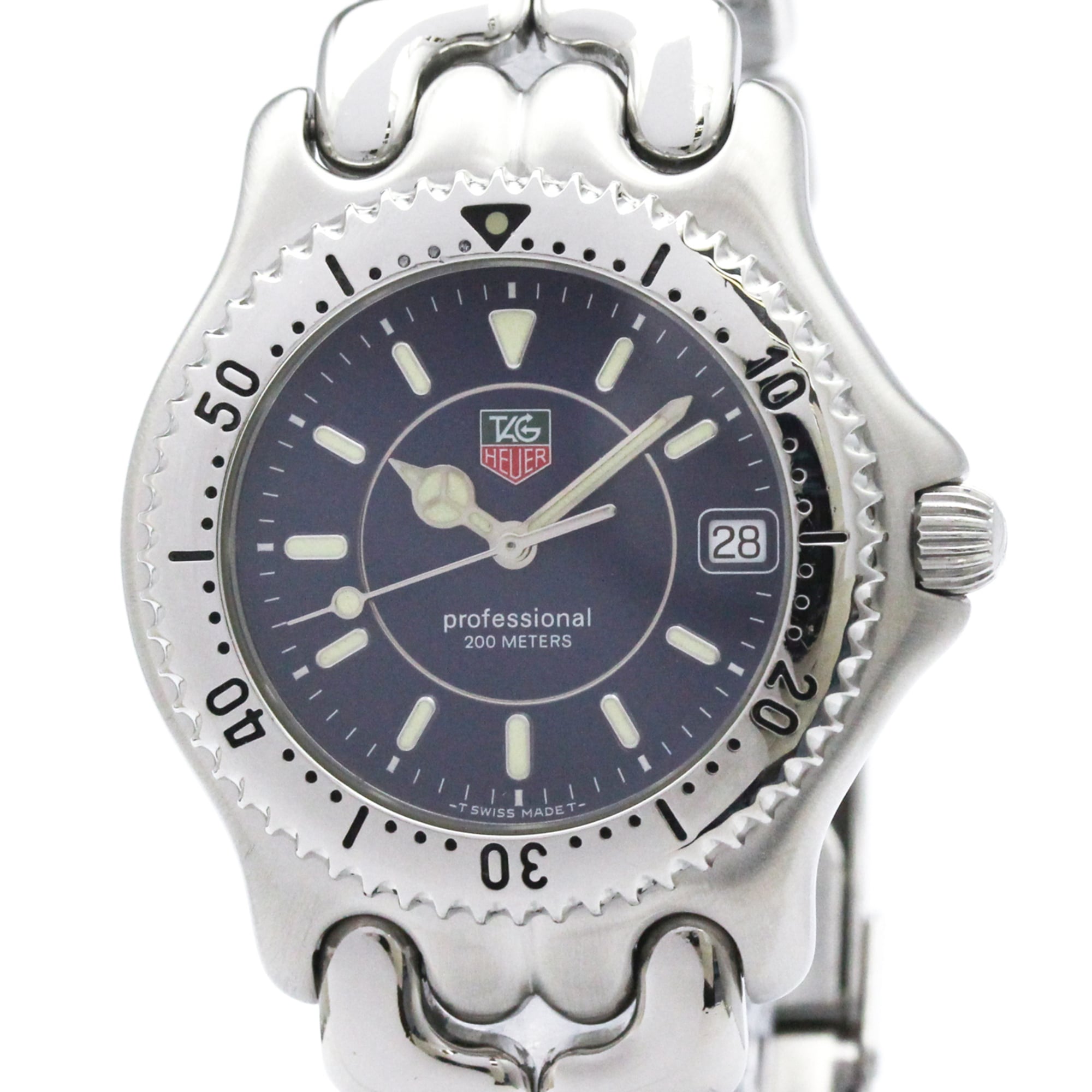 TAG HEUER Sel Professional 200M Steel Quartz Mens Watch WG111A Polished