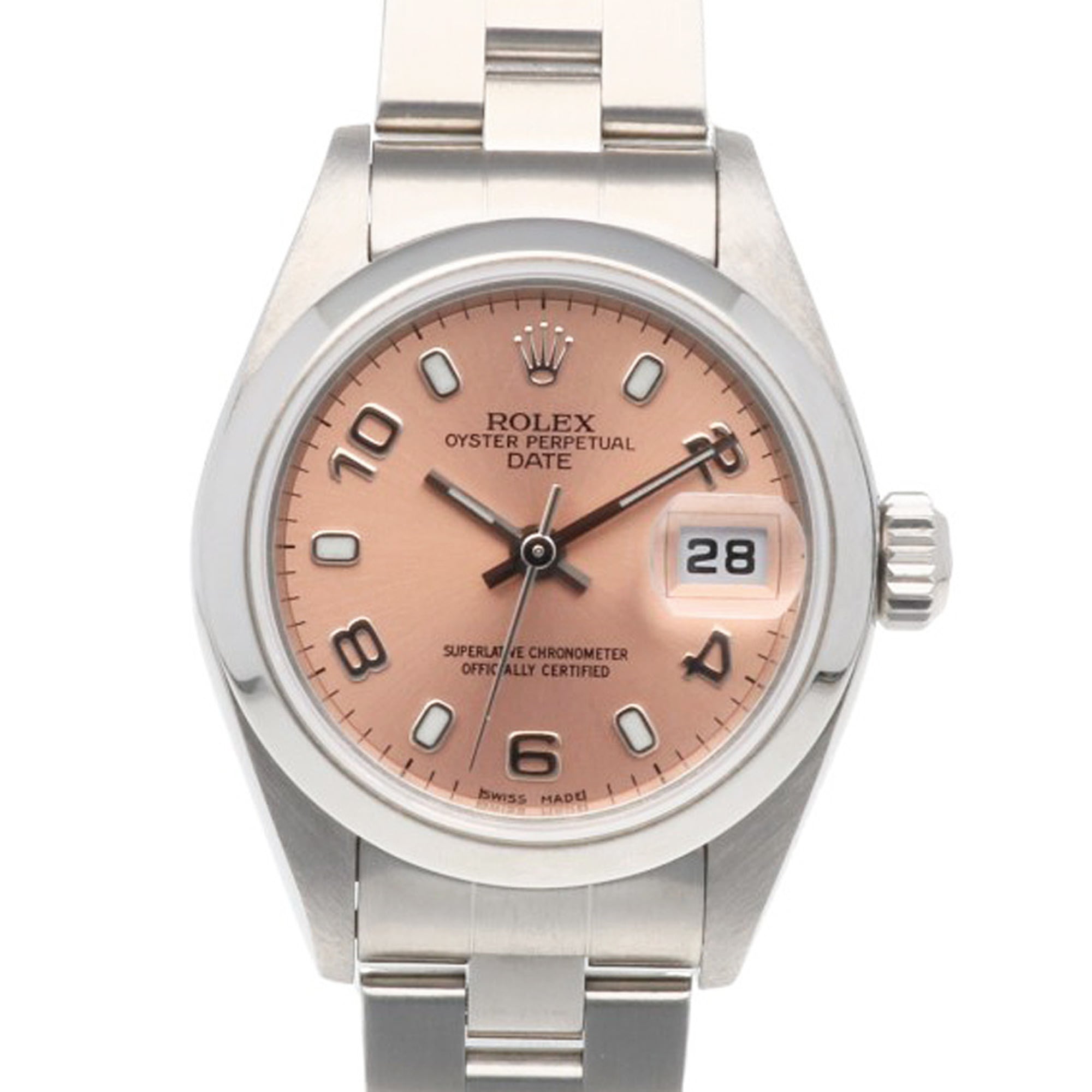 Rolex Date Oyster Perpetual Watch, Stainless Steel, Automatic, Ladies\' Watch