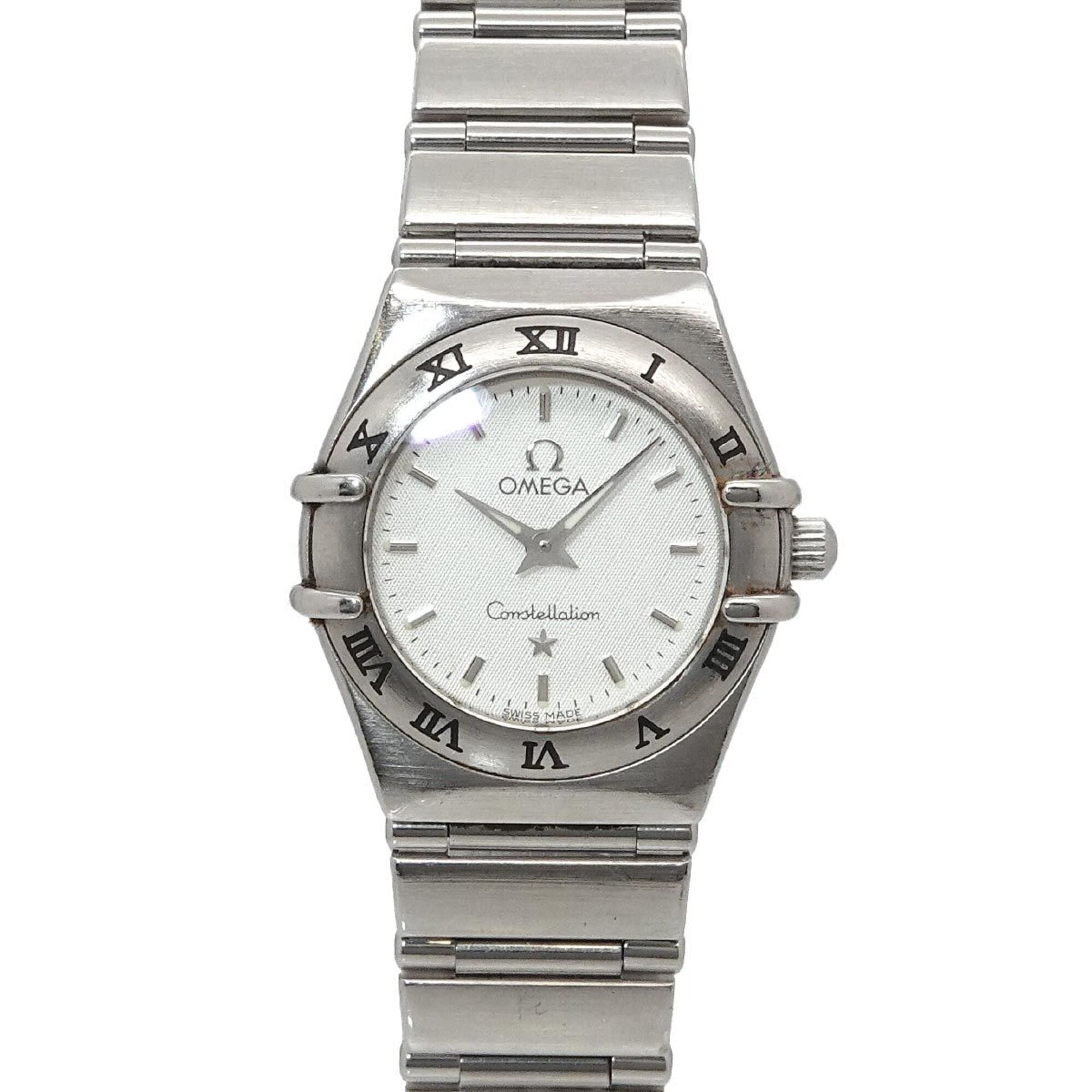 Omega Constellation Mini 1562 30 Women\'s Watch Silver Quartz