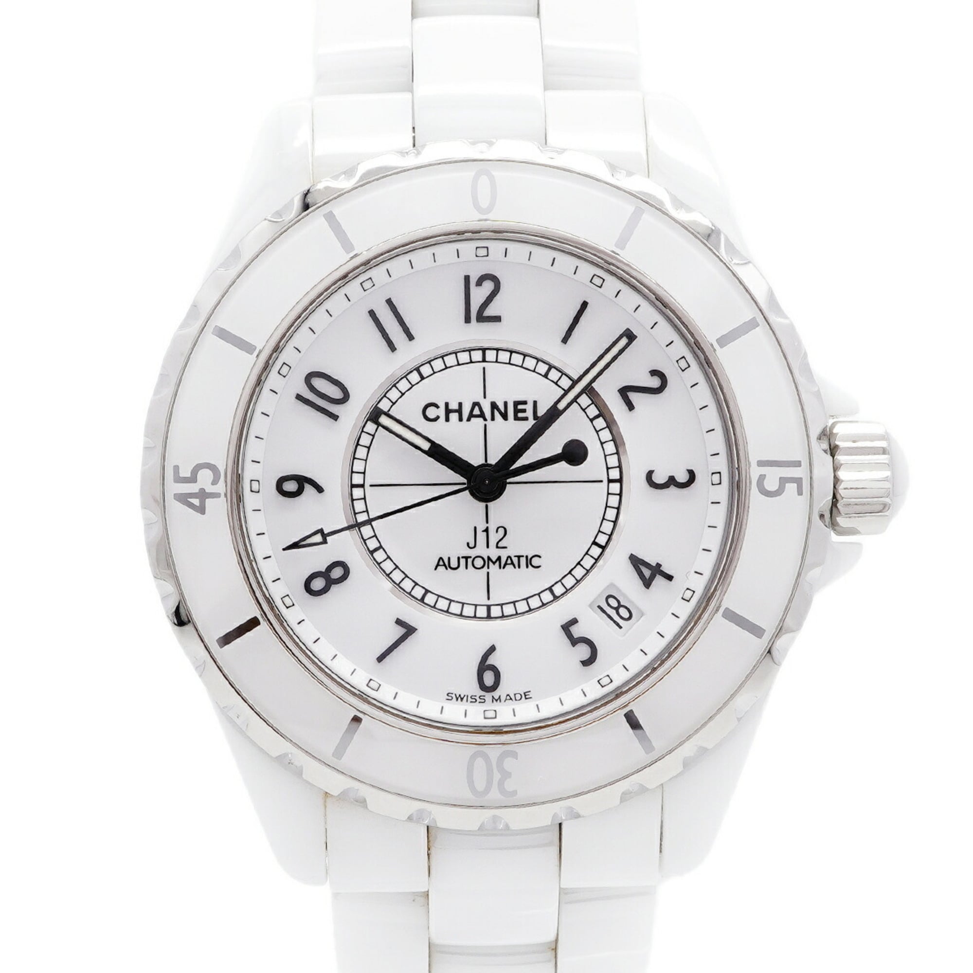 Chanel J12 H0970 White Dial Men\'s Watch