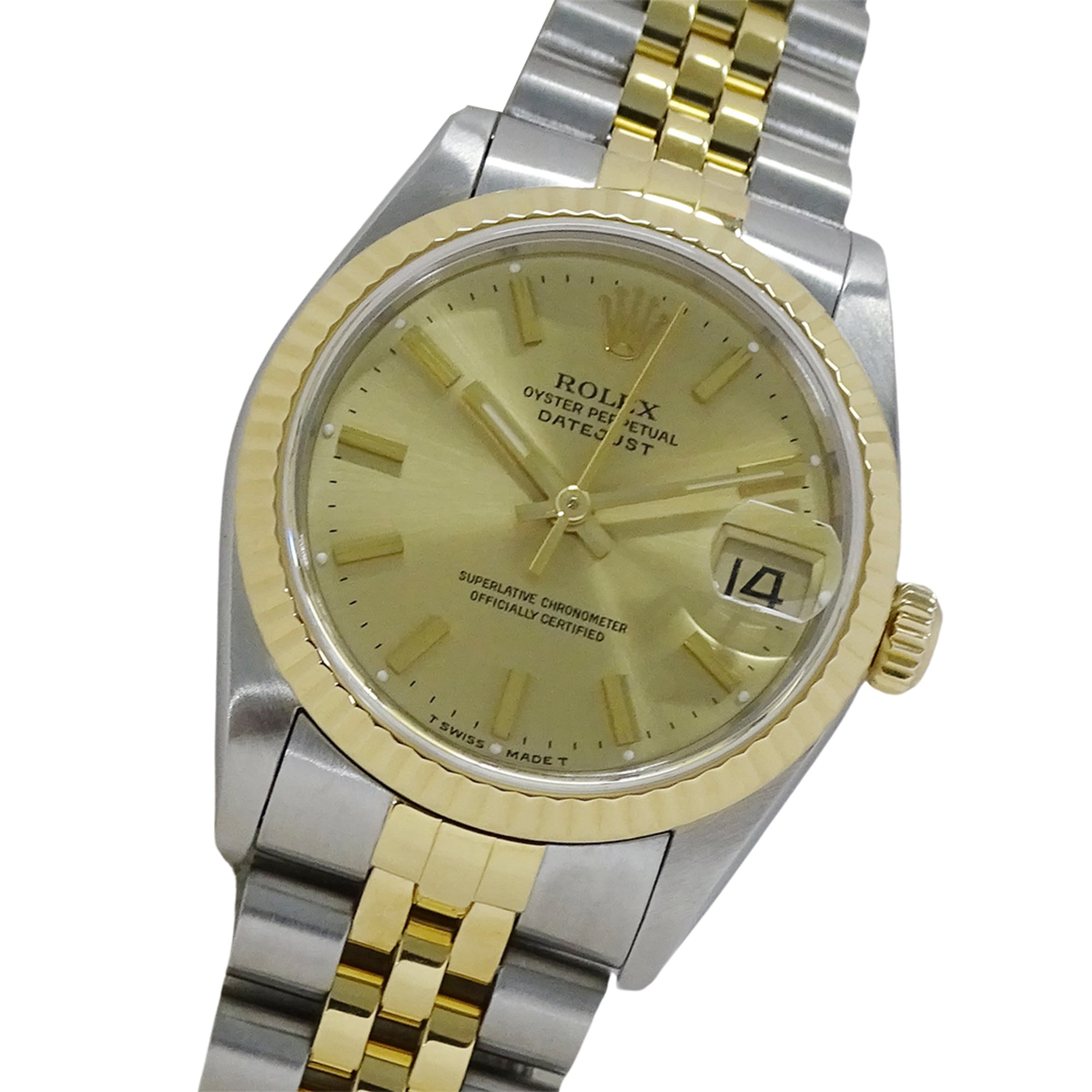 Rolex Datejust 68273 U-serial, Boys\' Watch, Brand, Automatic, Stainless Steel (SS) and Gold (YG) Combination