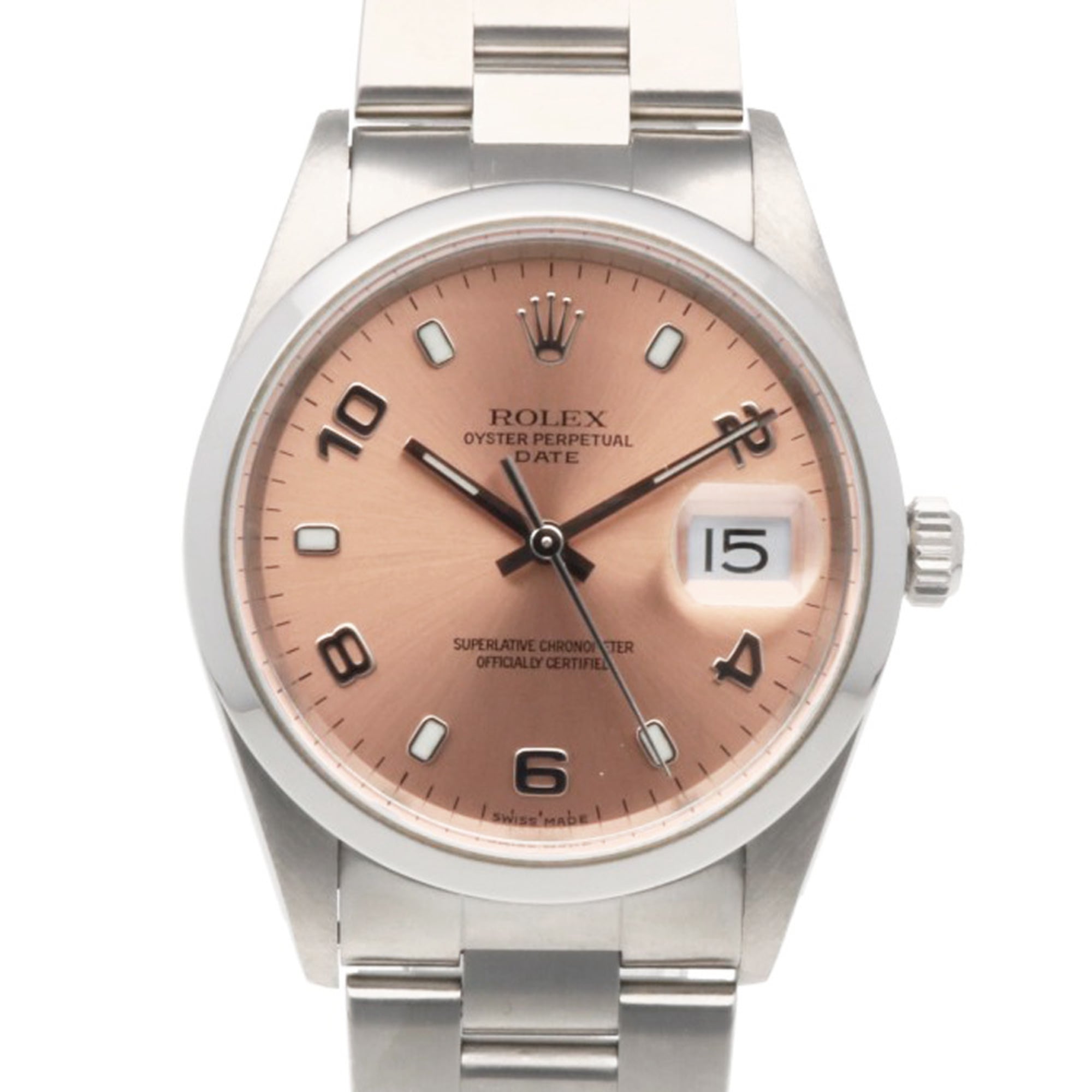 Rolex Date Oyster Perpetual Watch, Stainless Steel, 15200, Automatic Winding, Overhauled, Polished, P-serial Number, Men\'s.