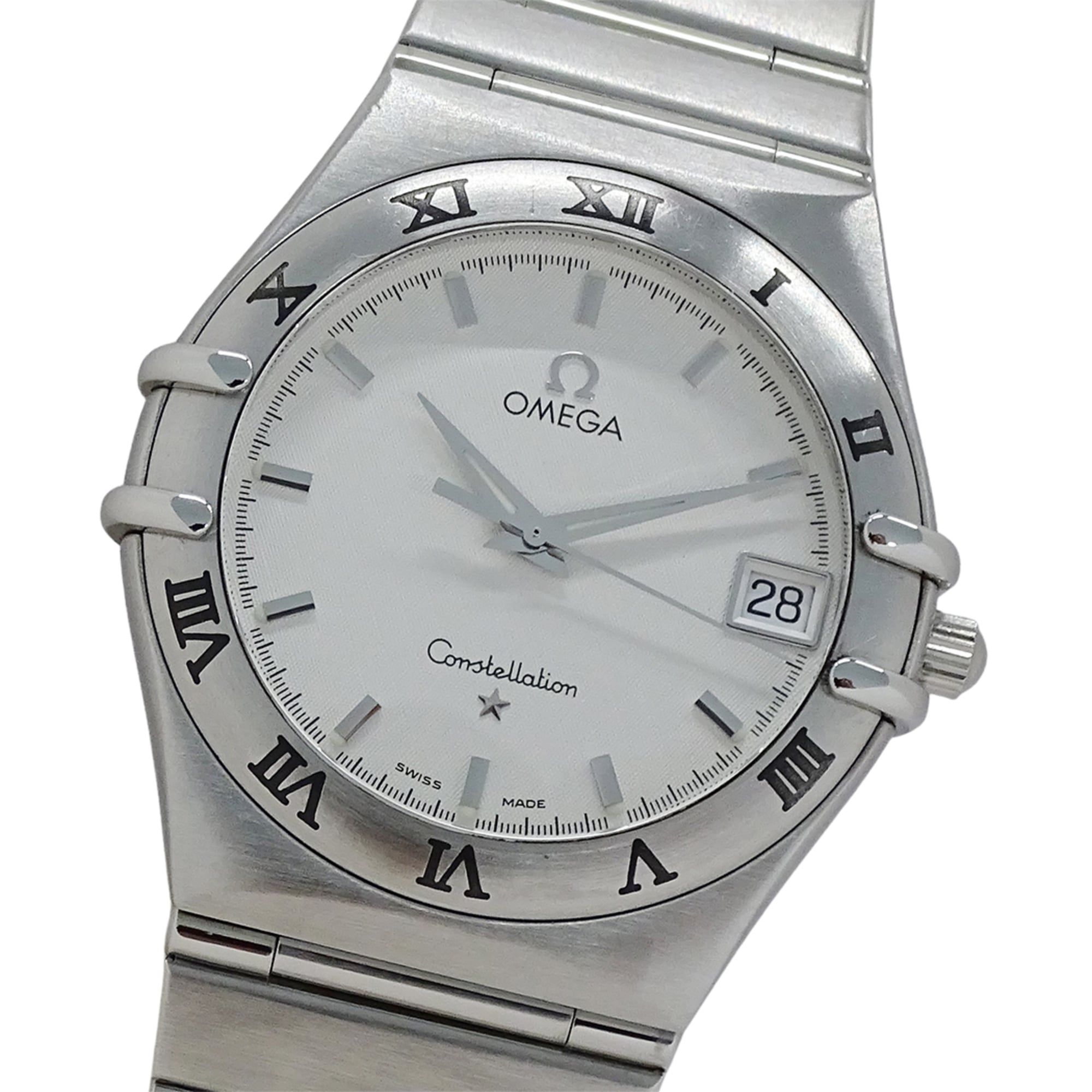 Omega Constellation 1512.30 Men\'s Watch, Brand Name, Date, Quartz, Stainless Steel (SS), Silver