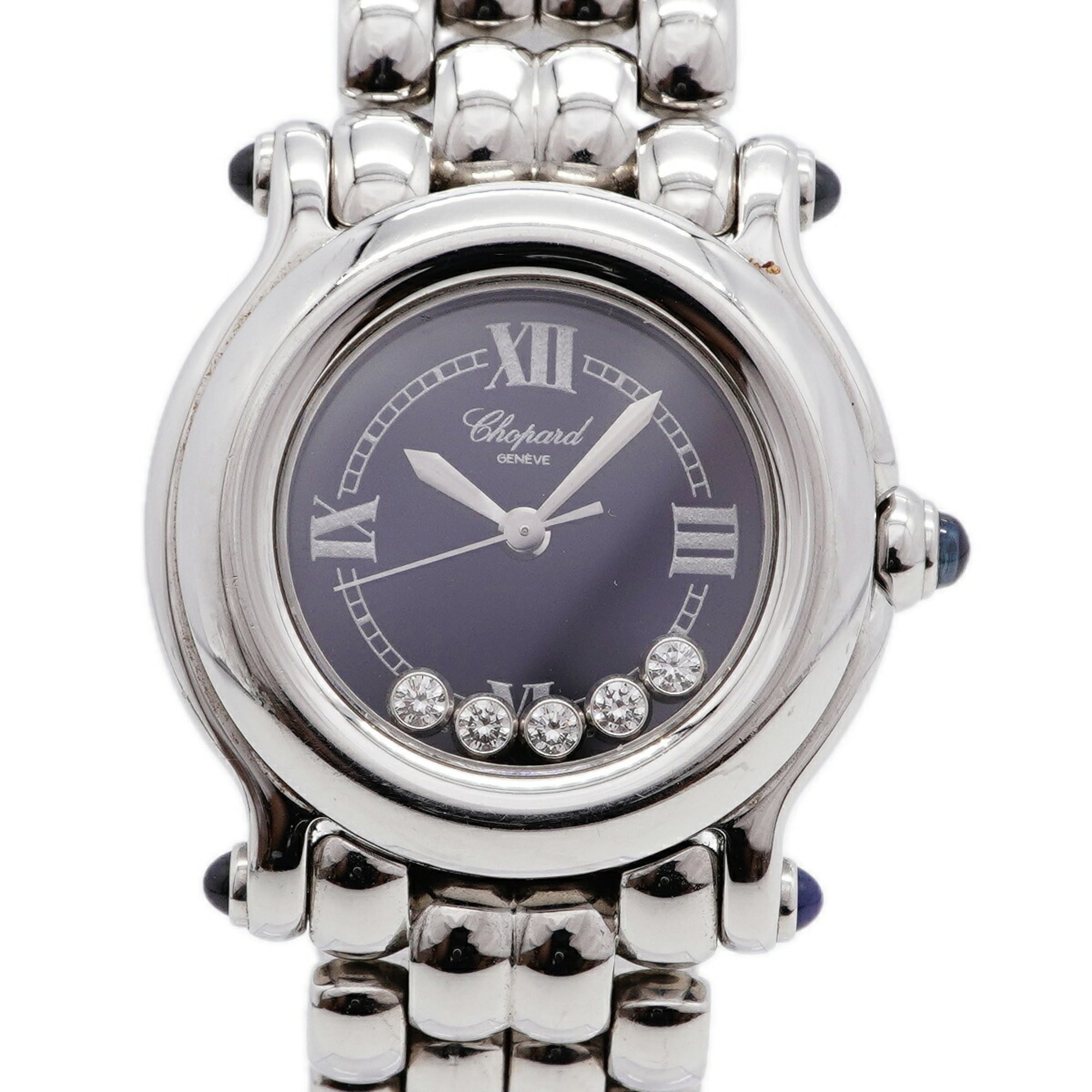 Chopard Happy Sport 5P Diamond 27 8250-23 Black Dial Women\'s Watch