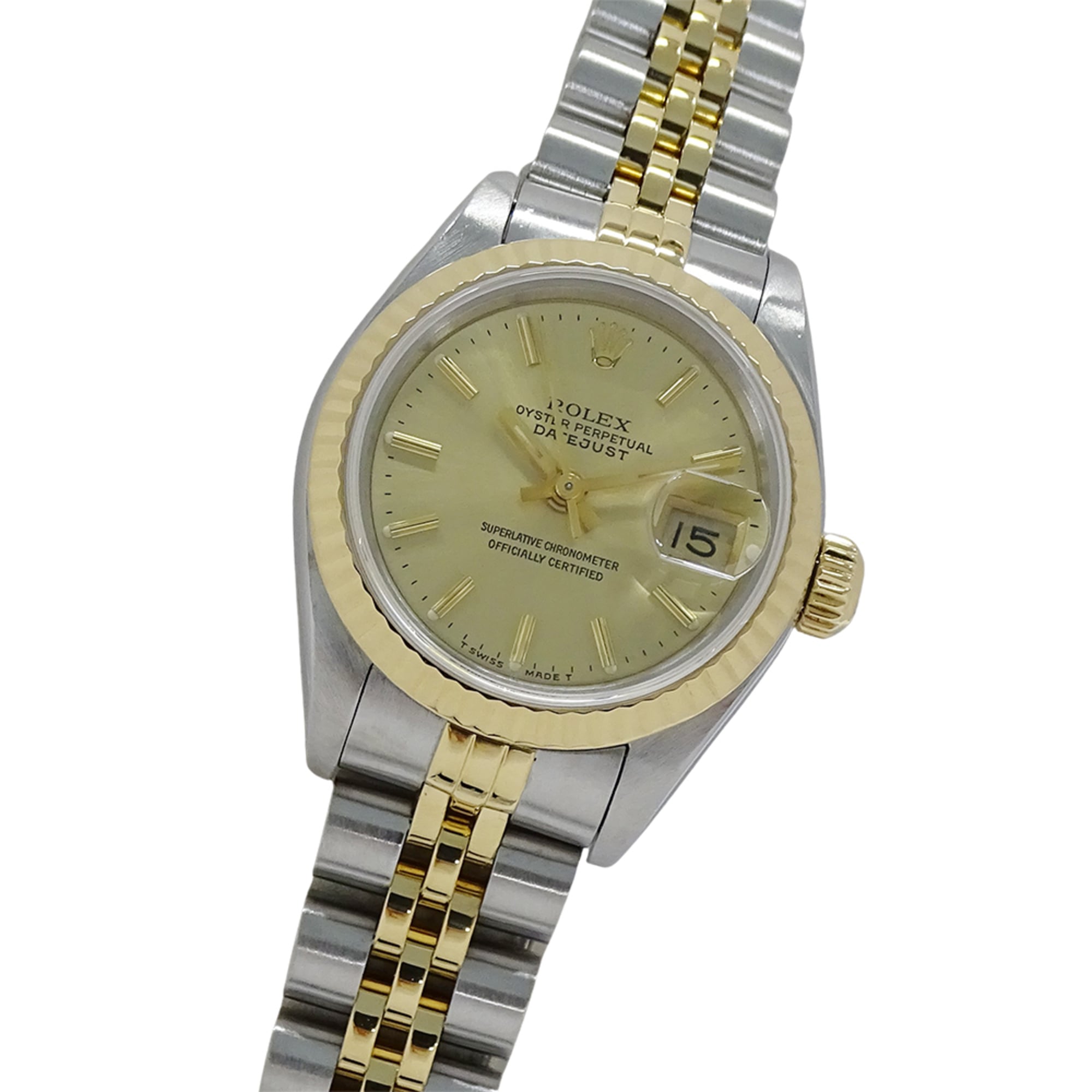 Rolex Datejust 69173 X-serial, Ladies\' Automatic Watch, Stainless Steel (SS) and Gold (YG) Combination.