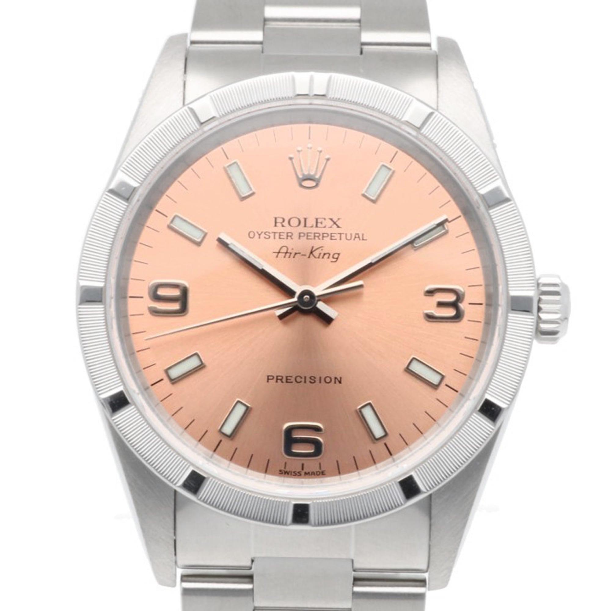 Rolex Air-King Oyster Perpetual Watch, Stainless Steel, Model 14010M, Automatic Winding, Overhauled, Polished, P-serial number, Men\'s.