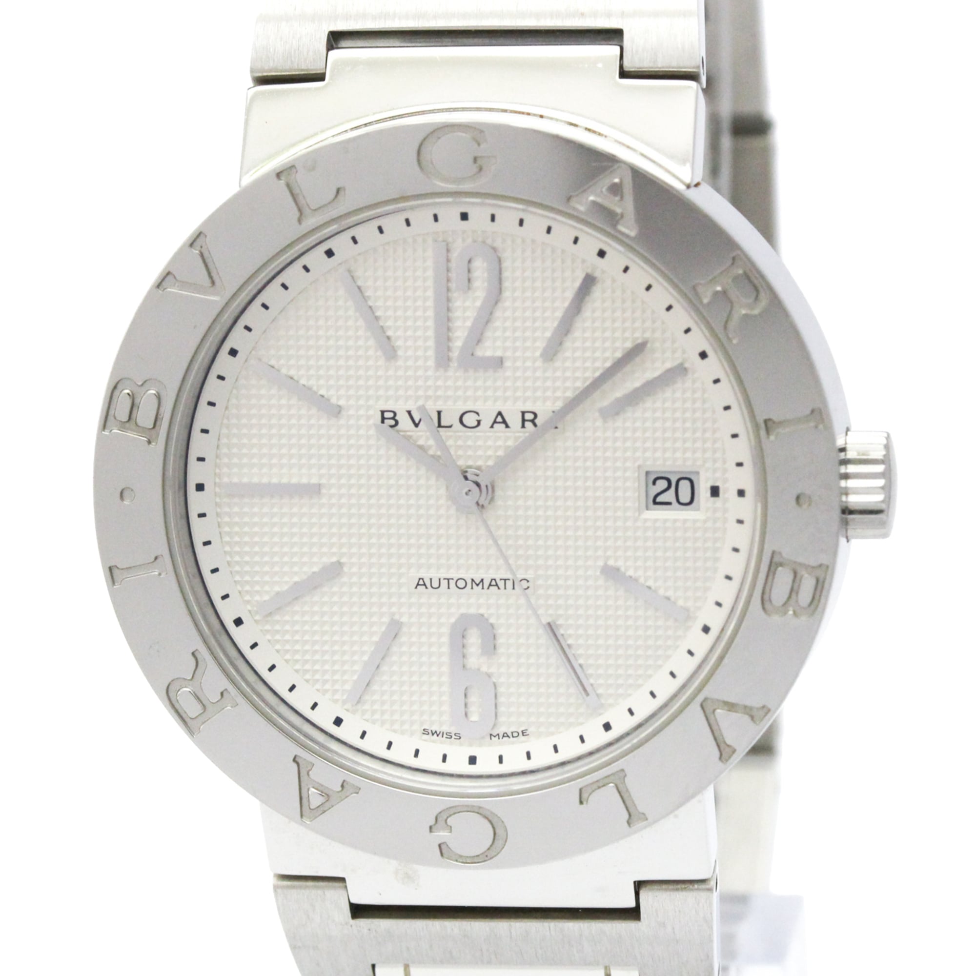 BVLGARI BVLGARI-BVLGARI Steel Automatic Mens Watch BB38SS AUTO Polished
