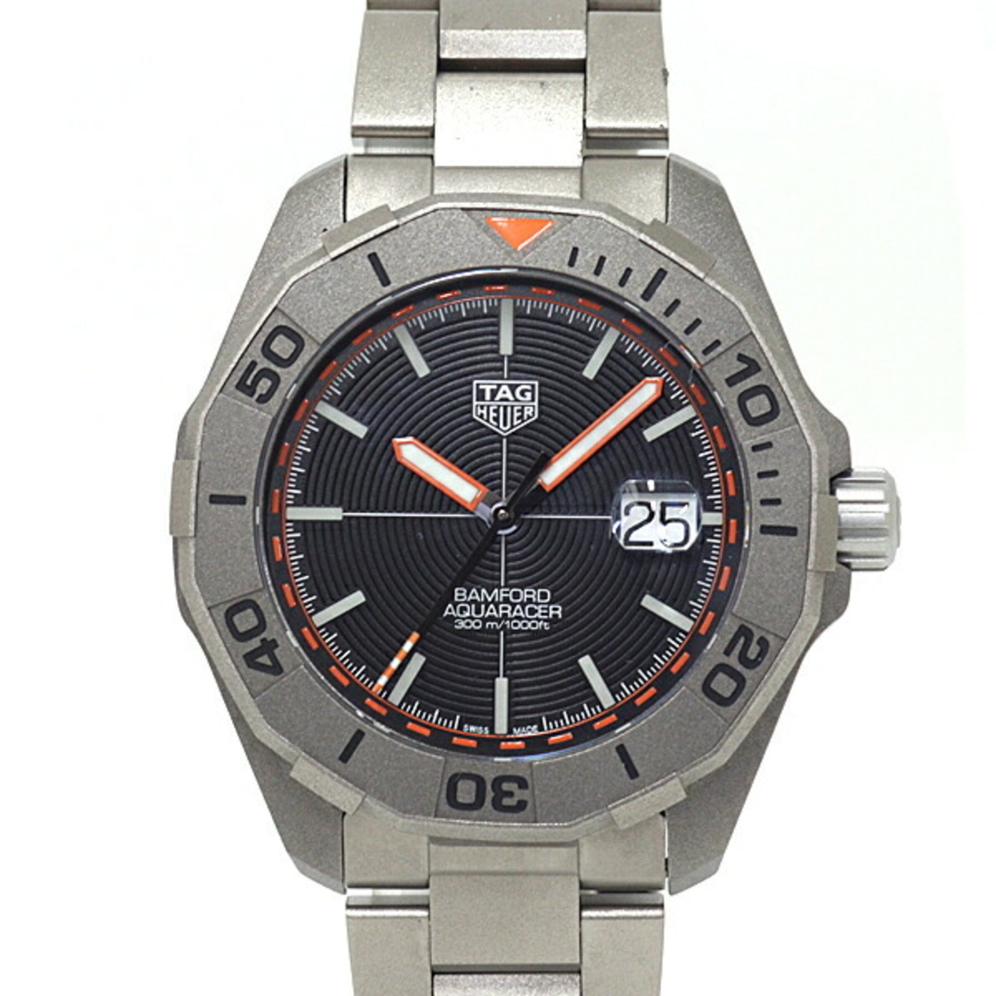TAG Heuer Aquaracer Date x Bamford Limited Edition WAY208F, Black Dial, Automatic Movement, Refurbished.