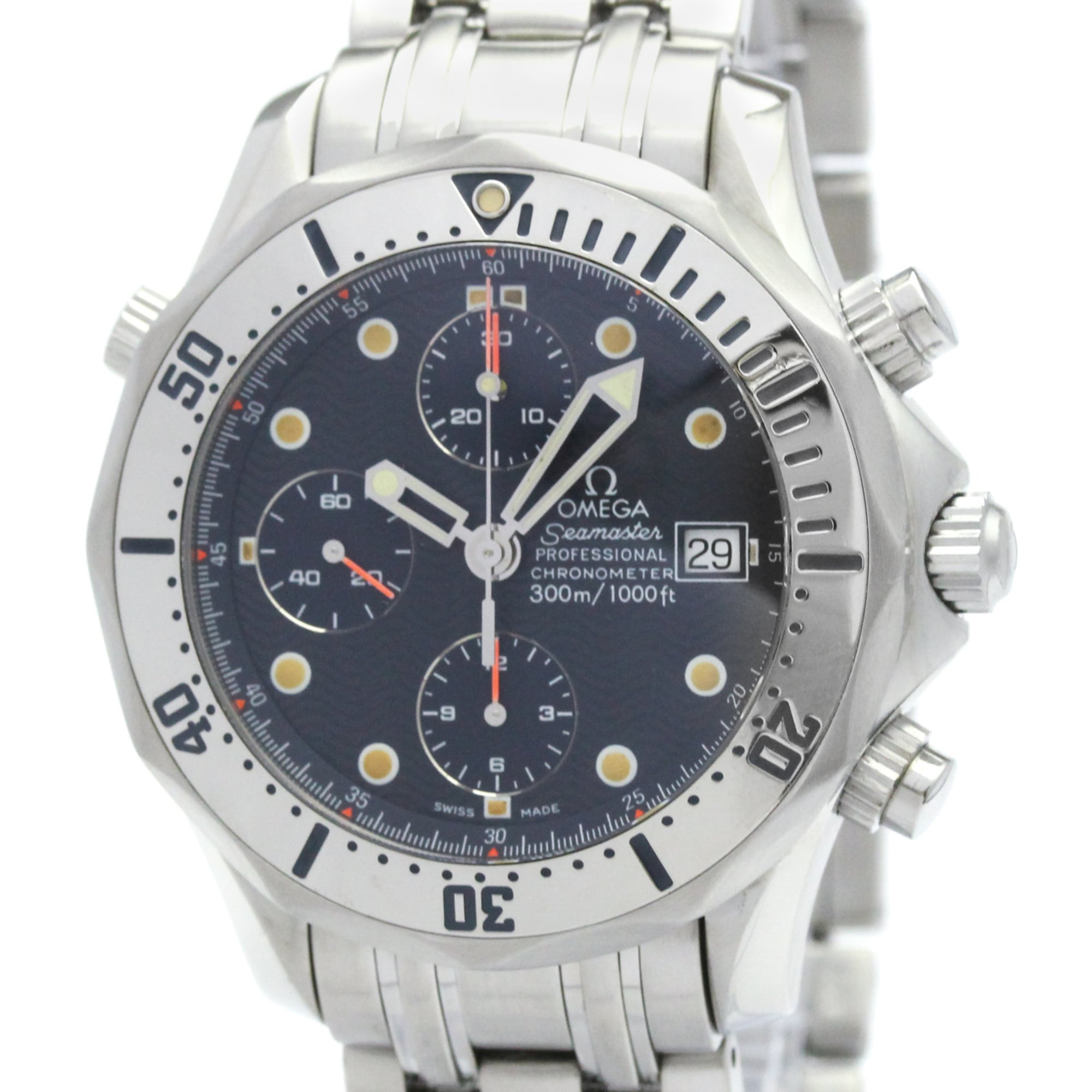 OMEGA Seamaster Professional 300M Chronograph Watch 2598.80 Polished