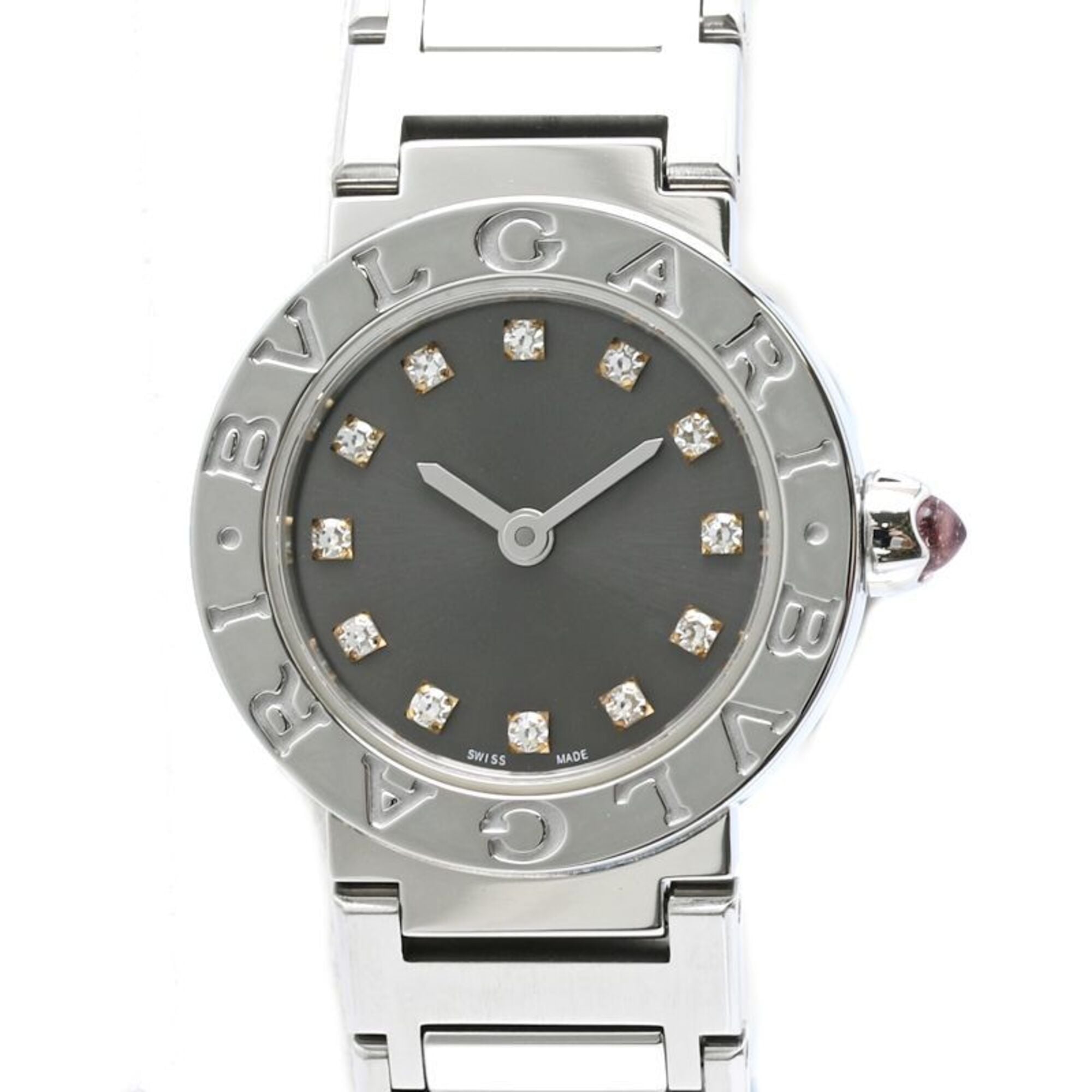 BVLGARI Bulgari 12-Diamond Watch BBL23C6SS 12 BB23S 103690 Women\'s SS 40598