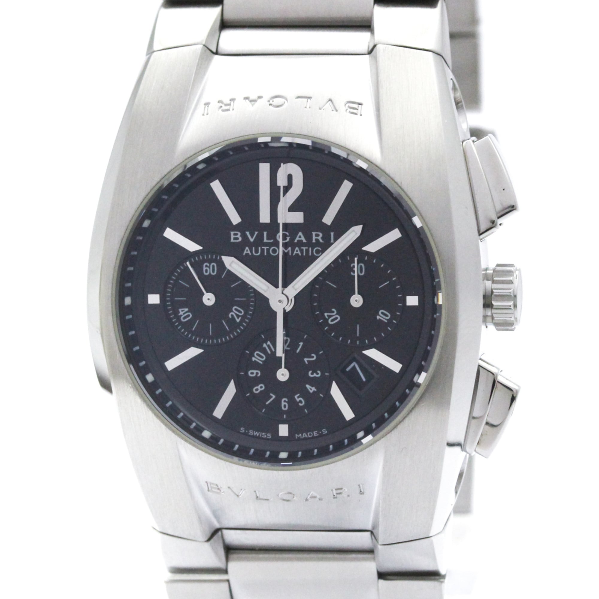 BVLGARI Ergon Chronograph Automatic Mens Watch EG35SCH Polished