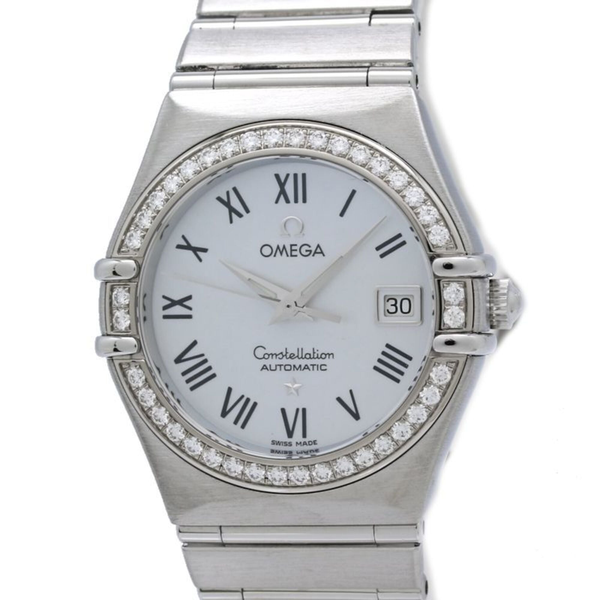 OMEGA Constellation Diamond Bezel 1497.61.00 Women\'s Watch Stainless Steel 40620