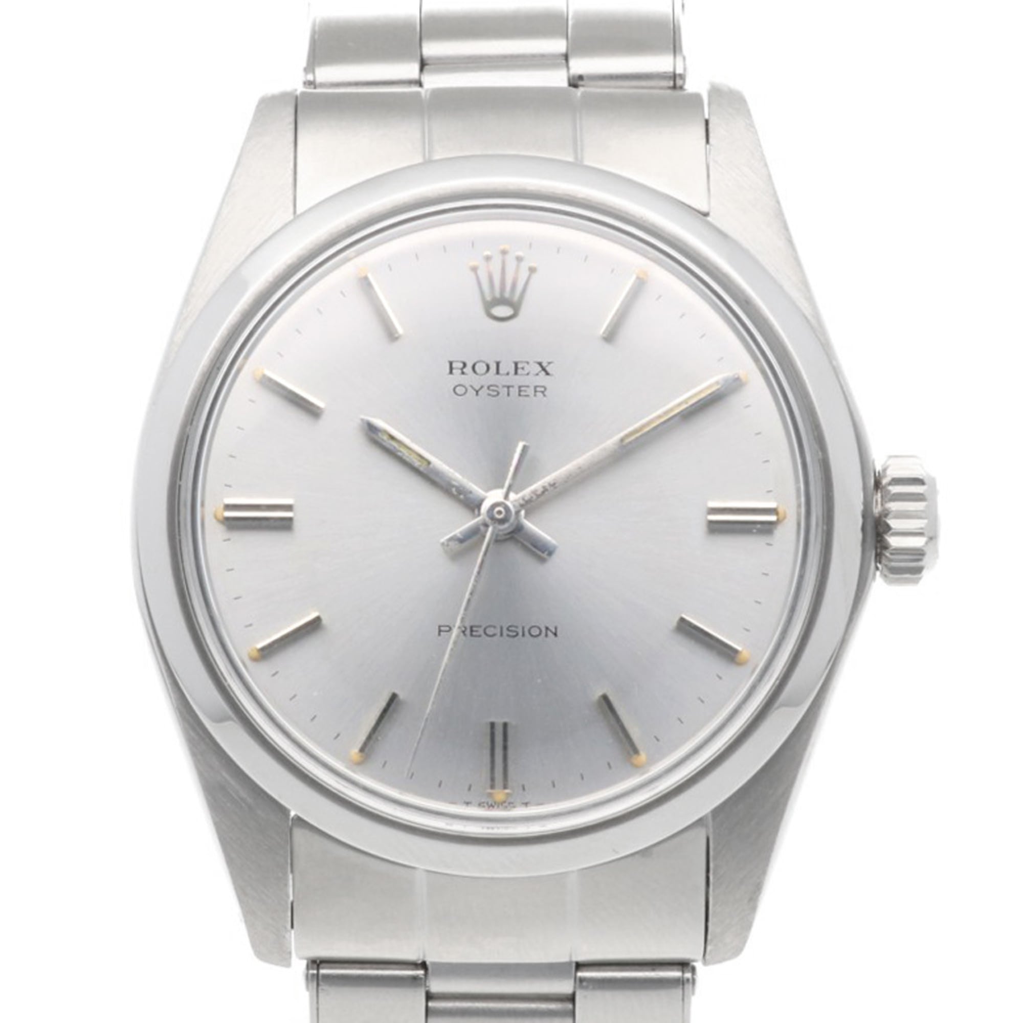 Rolex Precision Oyster Wristwatch, Stainless Steel, 6426, Manual Winding, Polished, Serial Number 22, Men\'s, ROLEX, Winding