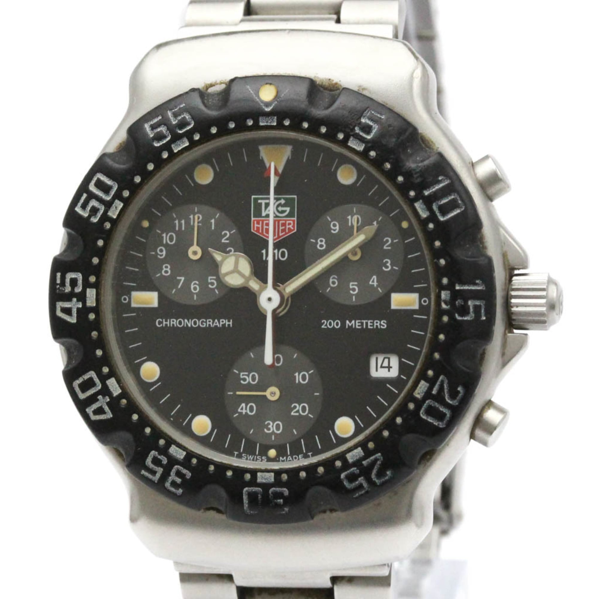 TAG HEUER 2000 Formula 1 Chronograph Steel Quartz Mens Watch CA1211
