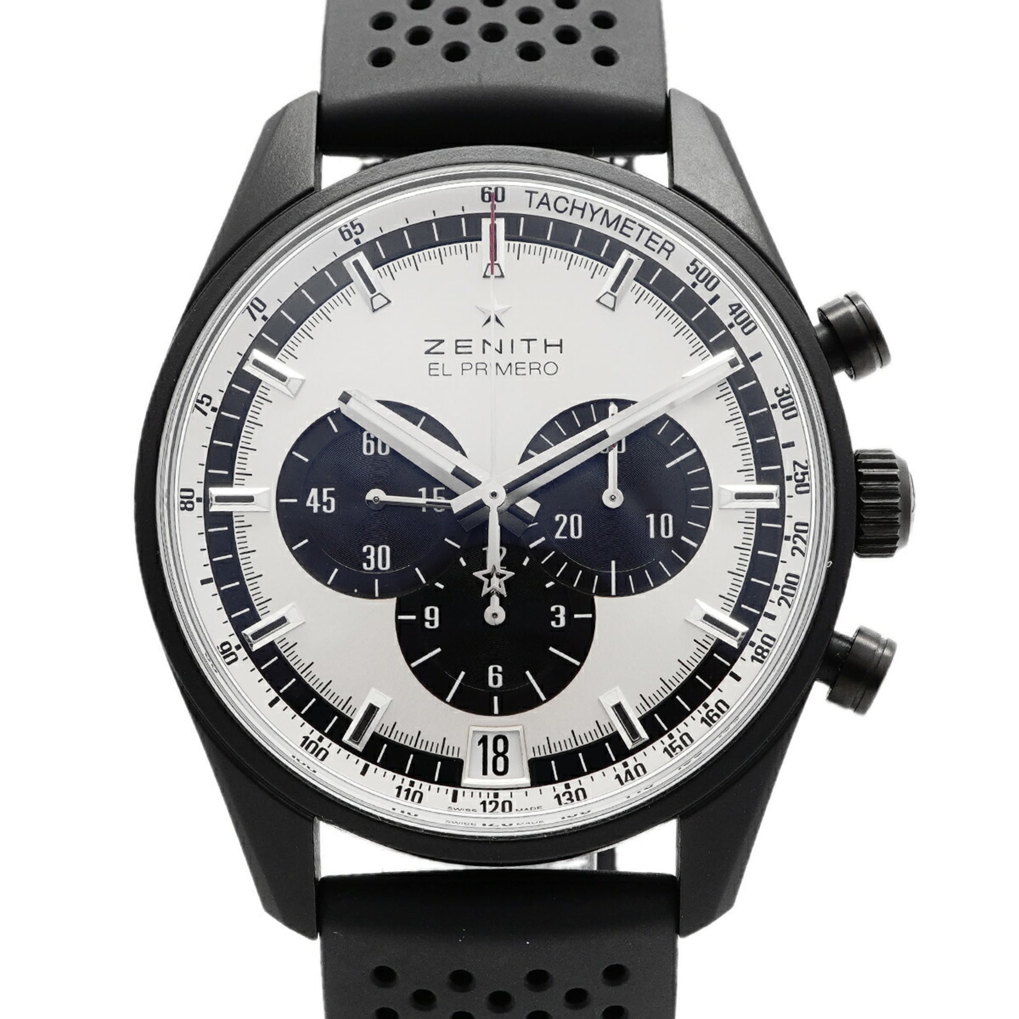Zenith El Primero Chronomaster 24.2041.400 01.R576 Silver Dial Men\'s Watch