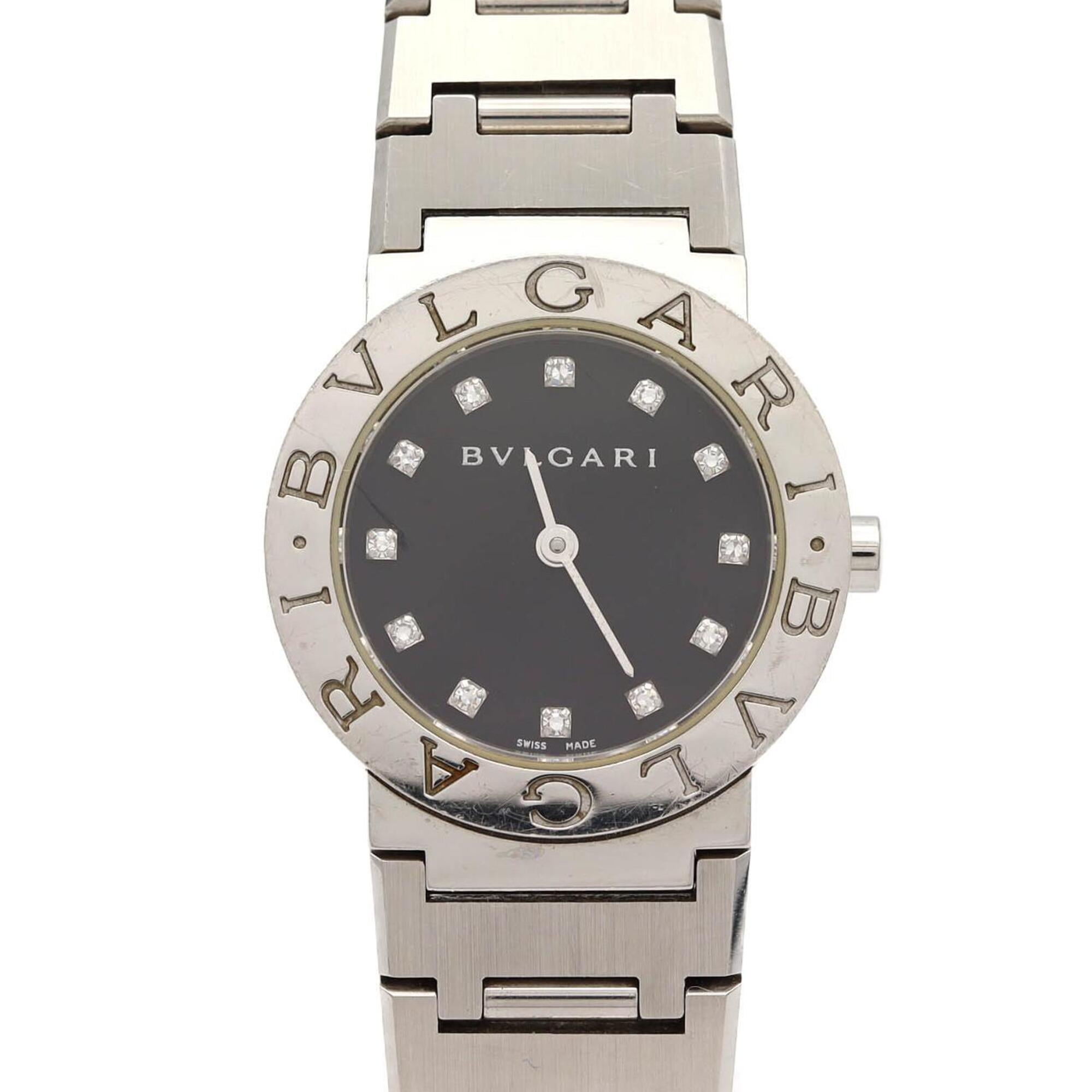Bvlgari 12P BB26SS 12 SS Quartz Watch