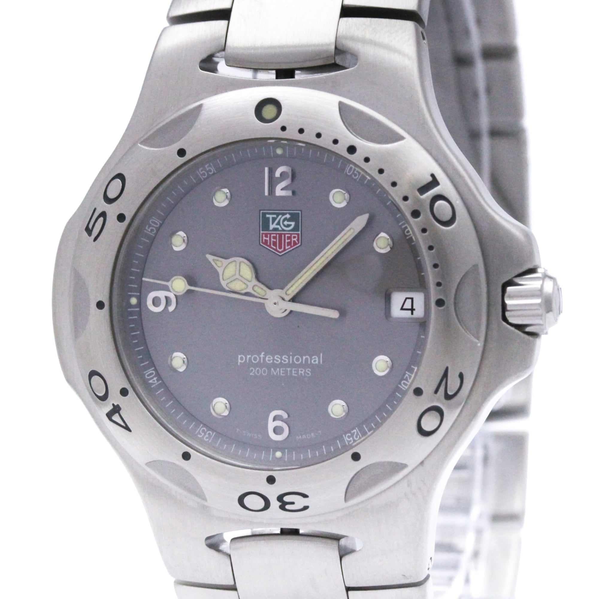TAG HEUER Kirium Stainless Steel Quartz Mens Watch WL1111 Polished
