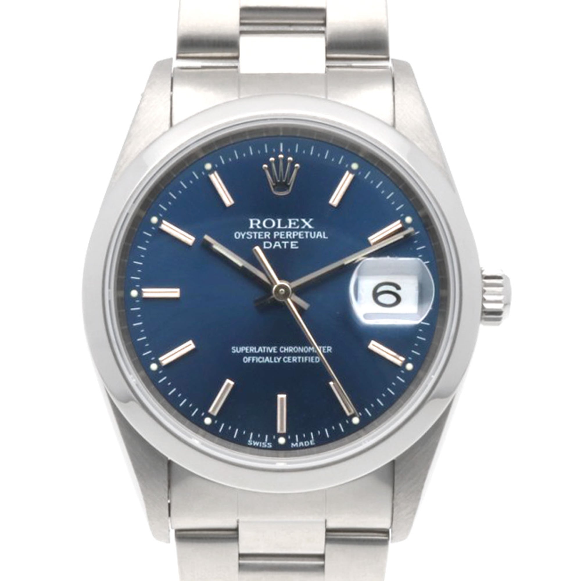 Rolex Date Oyster Perpetual Watch, Stainless Steel, 15200, Automatic Winding, Overhauled, Polished, K-serial, Men\'s.