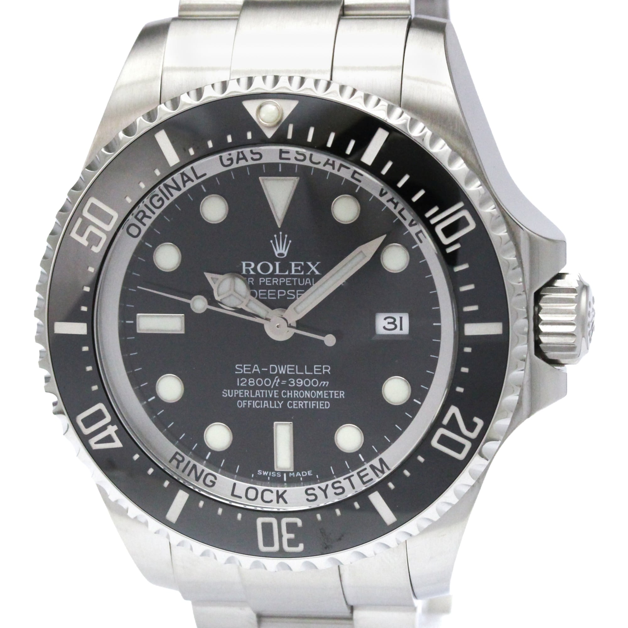 ROLEX Sea Dweller Deep Sea 116660 V Serial Steel Automatic Mens 116660 Polished