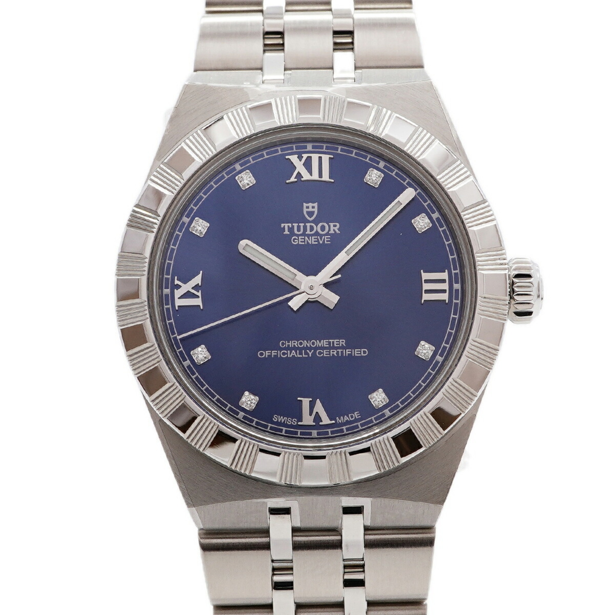 Tudor Royal 8P Diamond 2830A1A0 Blue Dial Women\'s Watch